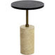 Saldo 22 X 14.25 inch Black / Natural Outdoor End Table